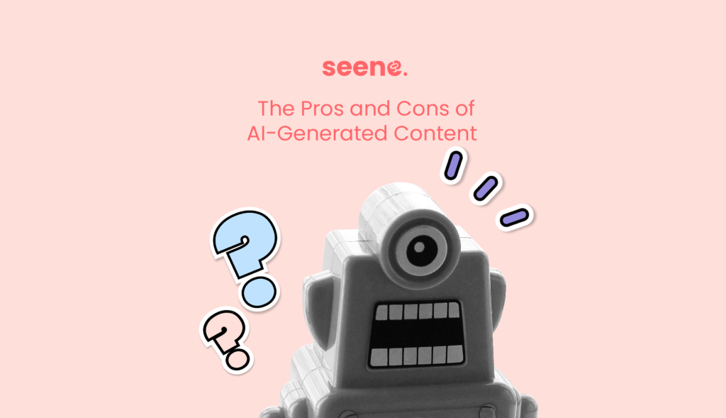 Pros and cons of AI-generated content