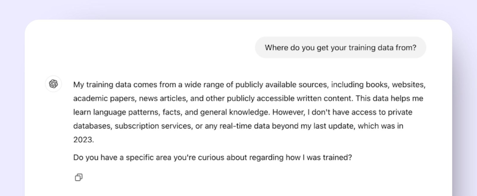 chatgpt trading data