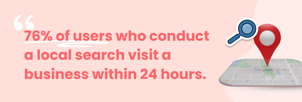 76% user conduct local search